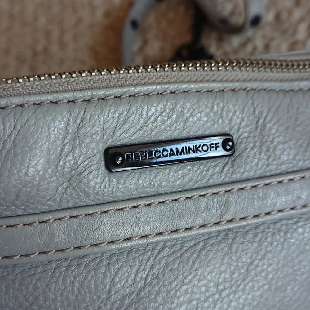 Rebecca Minkoff Grey M.A.C Studded Crossbody Bag